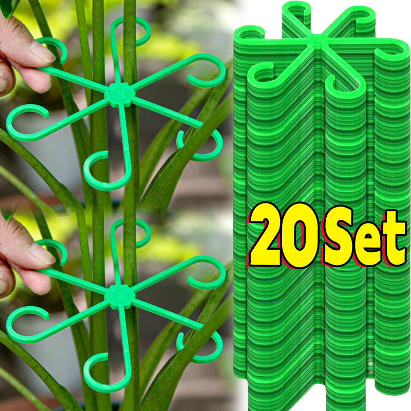Florist Supply Bulk - ดอกไม้StemสนับสนุนStakesปีนเขาHouseplantขาตั้งกรอบสวนพลาสติกไม่มีStake Trellisในร่มHolder Rack Hoops