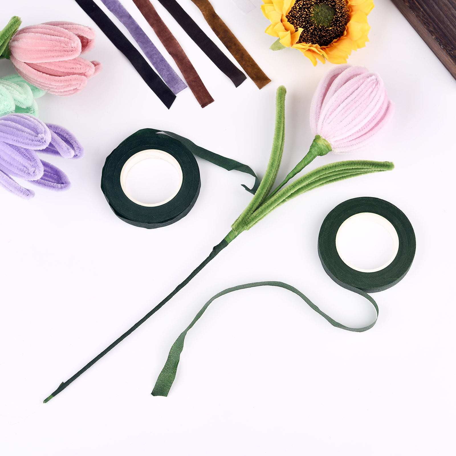 30 หลาดอกไม้ Stem เทป Corsages - Florist Supply Bulk บทวิจารณ์และราคา