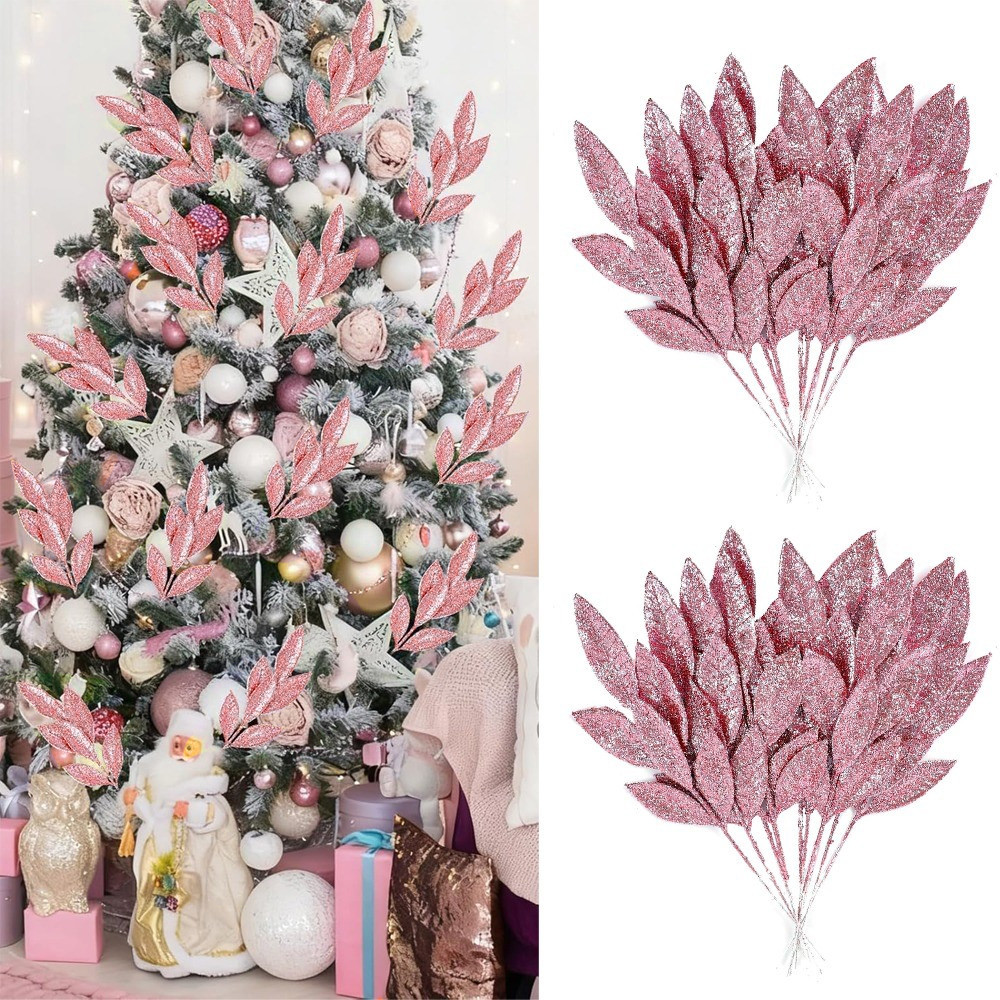 3/12 ชิ้น กิ่งใบประดับกลิตเตอร - Florist Supply Bulk บทวิจารณ์และราคา