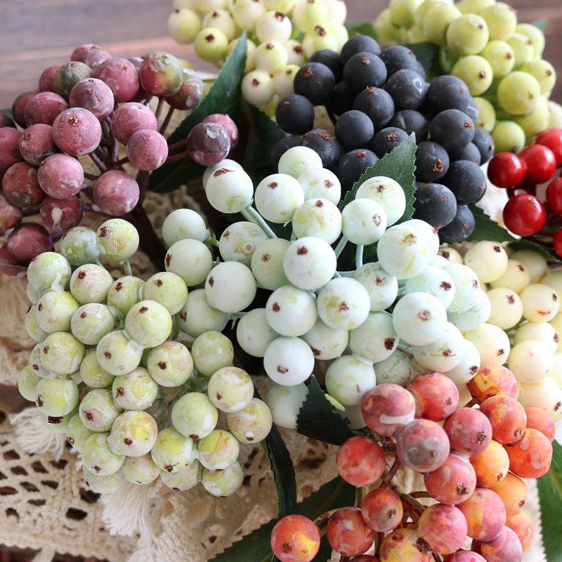 1 ชิ้น ก้านเบอร์รี่ประดิษฐ์พร้ - Florist Supply Bulk บทวิจารณ์และราคา