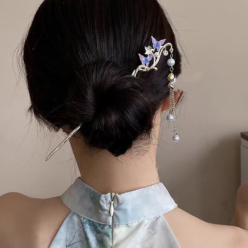 ปิ่นปักผมลายดอกไม้สไตล์จีนใหม่ - Supply Florist บทวิจารณ์และราคา